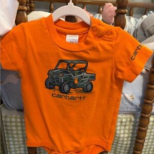Carhartt Orange Infant Onesie